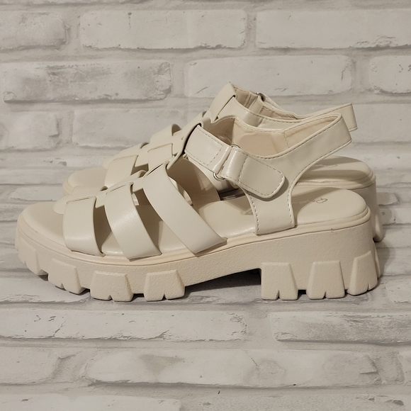 Off White Lug Sole Sandals - Picture 3 of 4